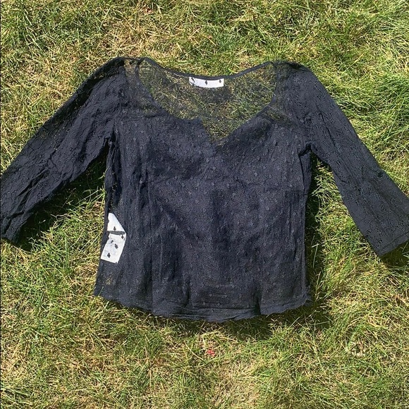 Abercrombie & Fitch Lace Blouse - Picture 7 of 9